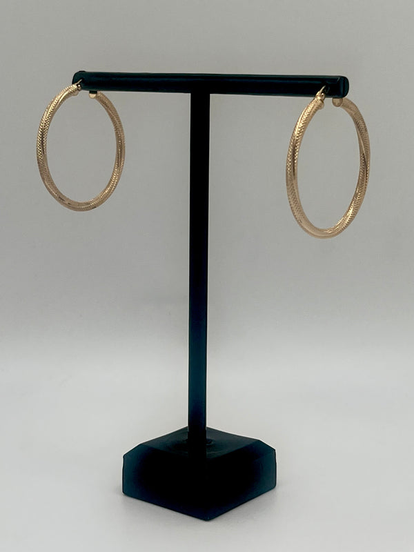 10K Hoop Earrings 2 g