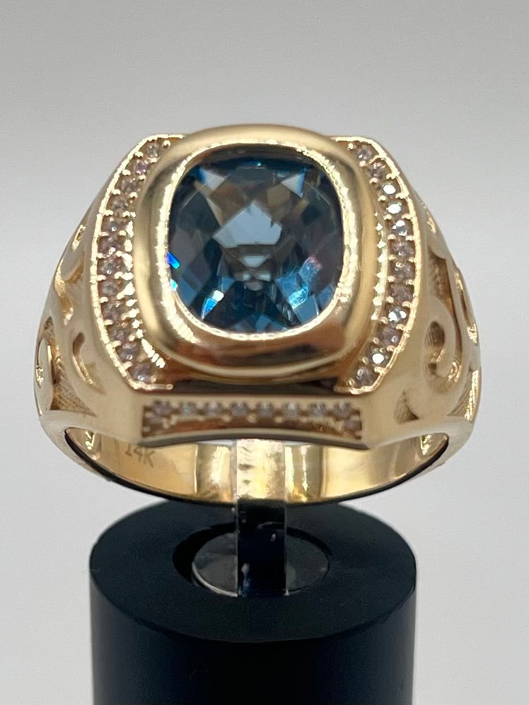Anillo Semisólido 14K 14 g