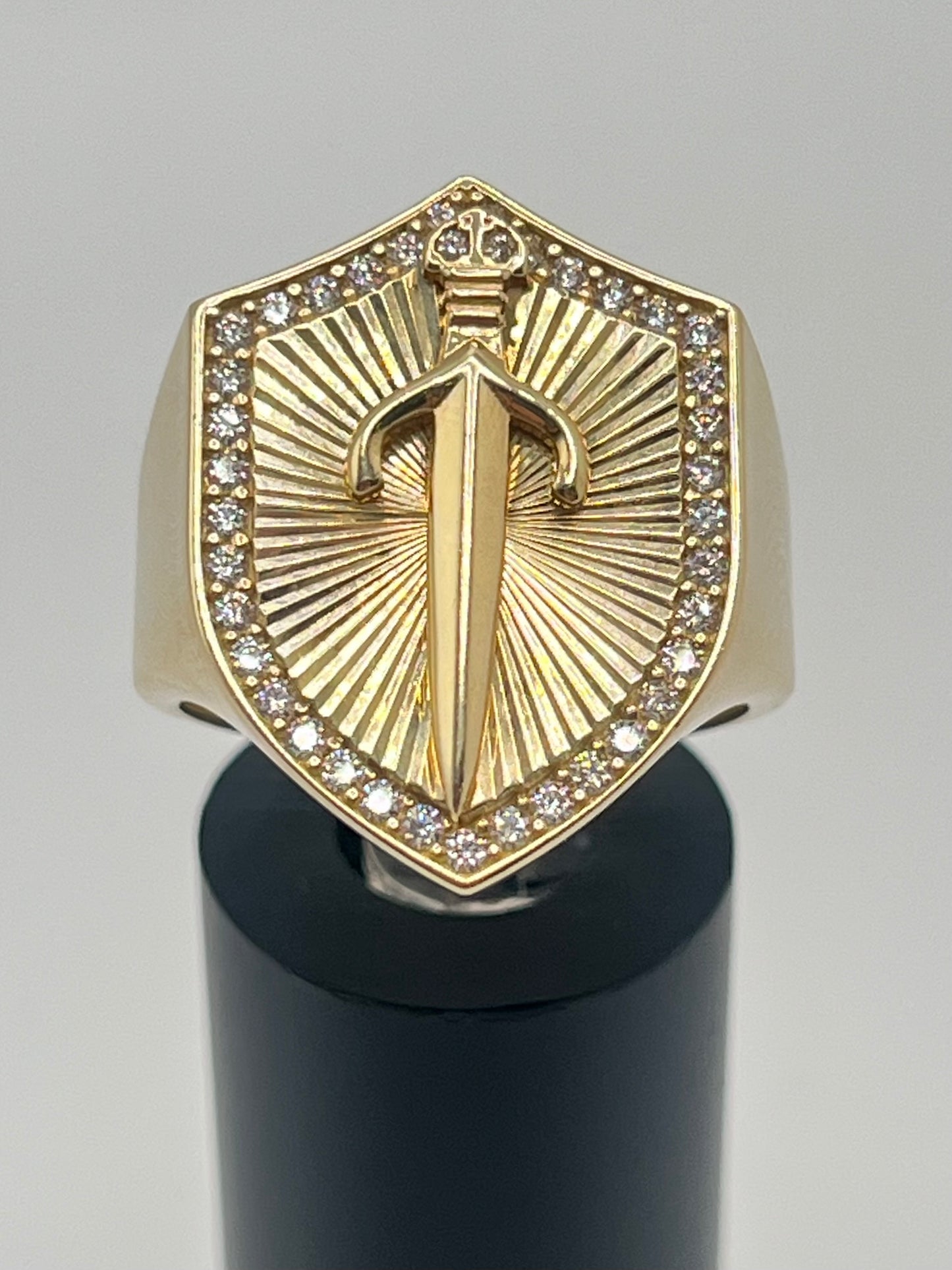 Anillo Semisolido 14K 6.6 g
