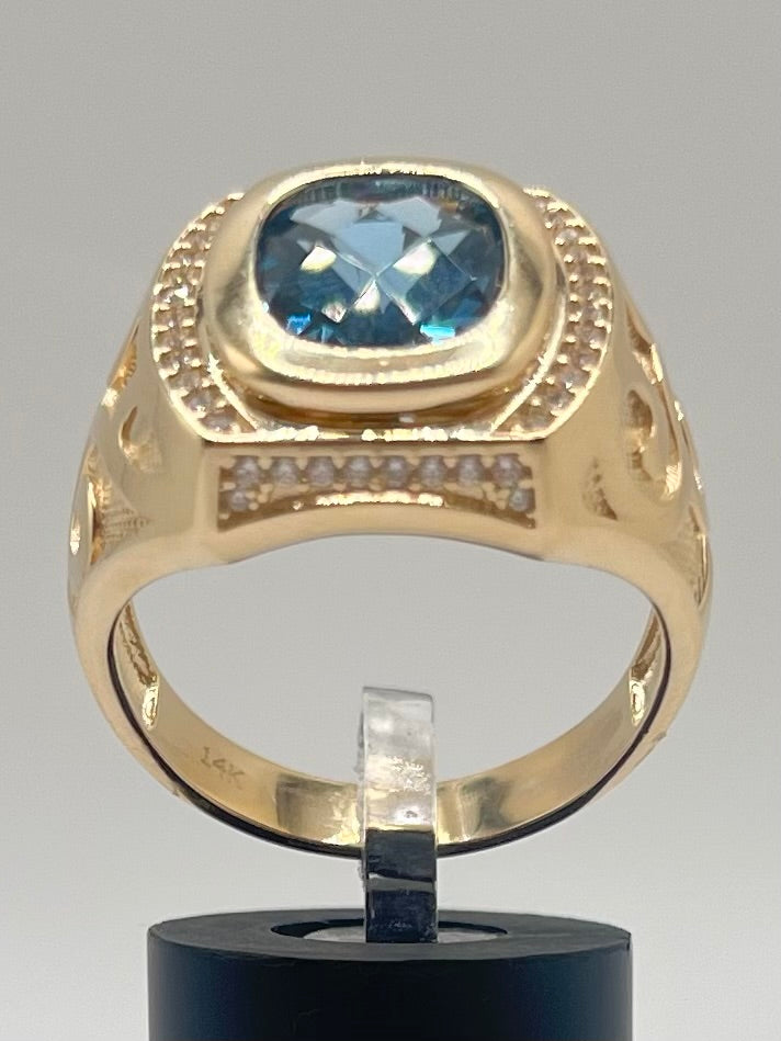 Anillo Semisólido 14K 14 g
