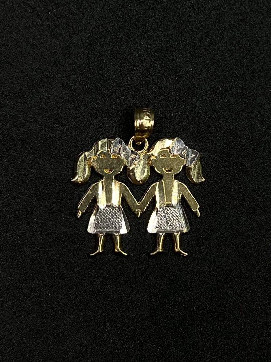 14K Girls Pendant 1.7g