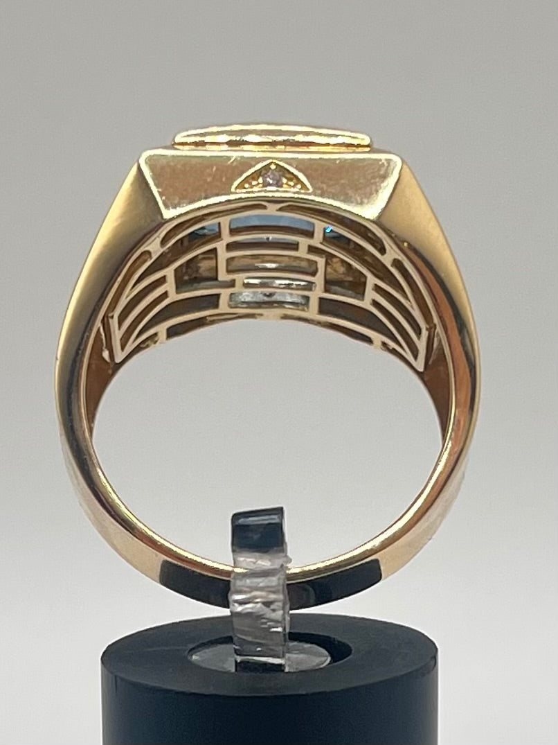 Anillo Semisolido 14K 12.7 g
