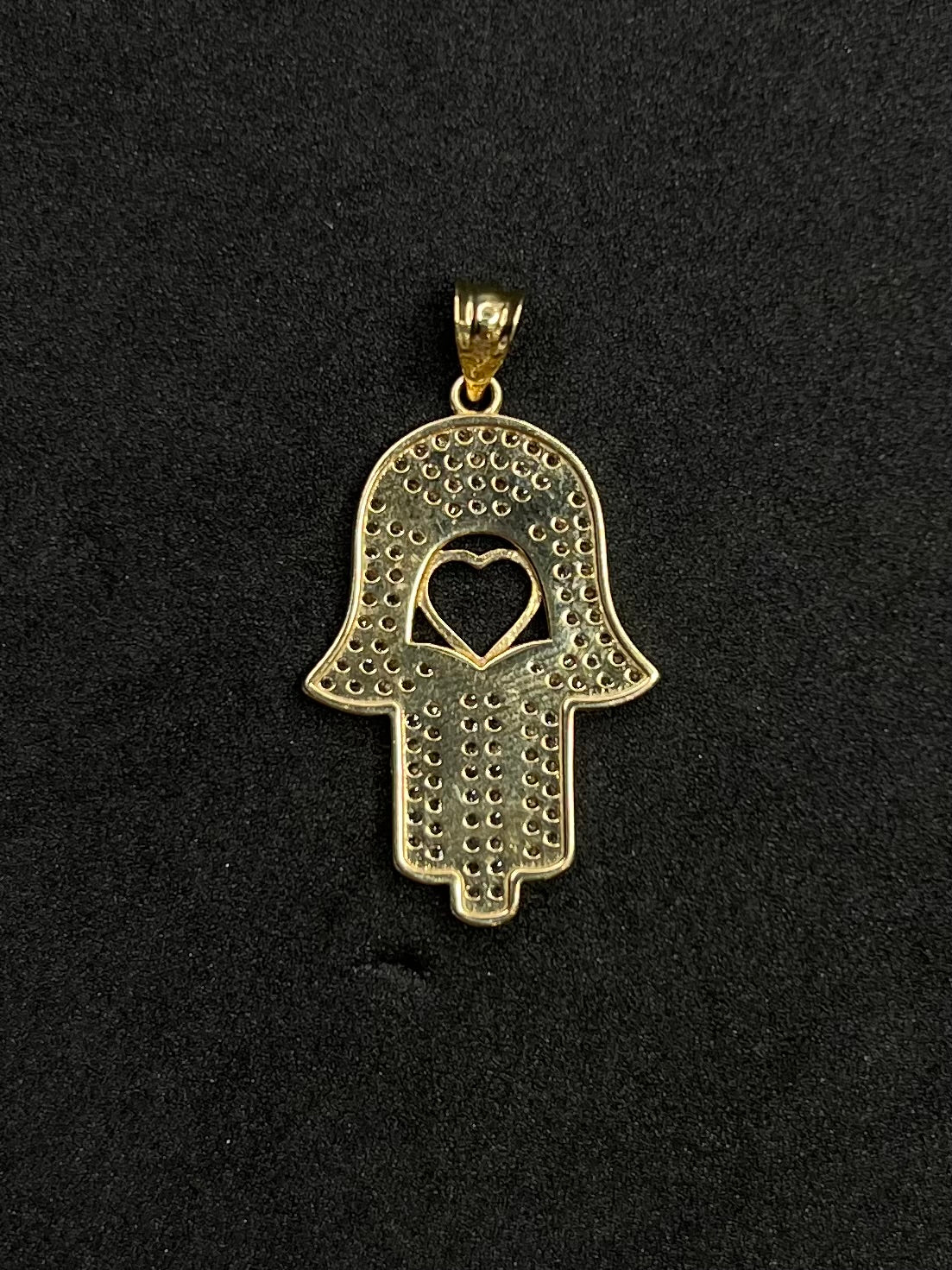 Hamsa Hand Pendant 14K 2.5 g