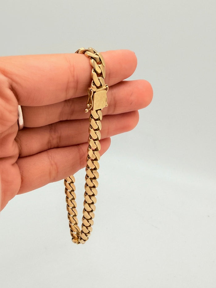 10K Cuban Link Bracelet 10.5 g