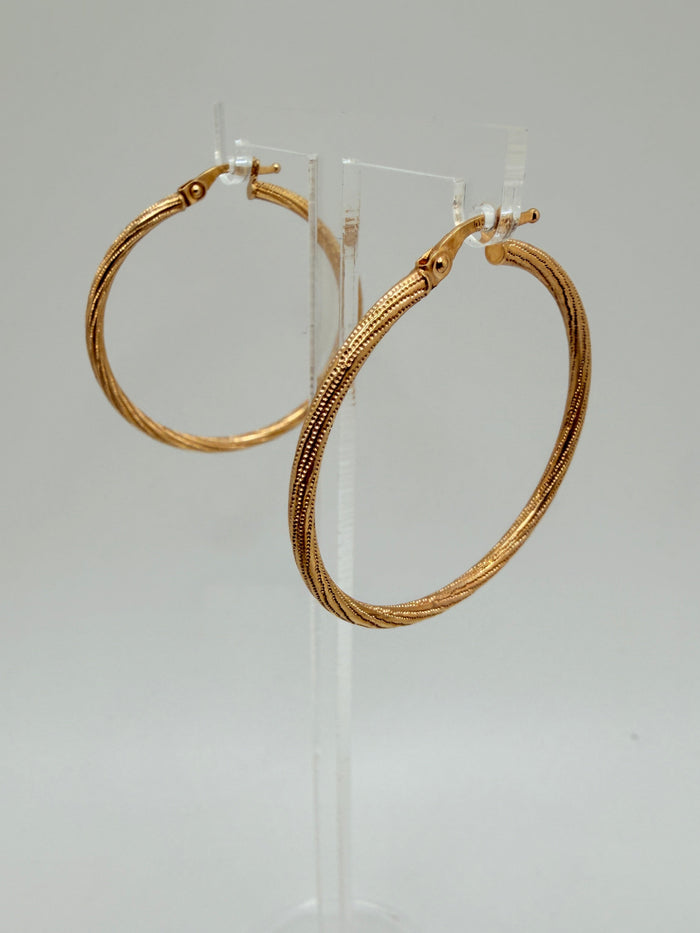 10K Hoop Earrings 1.6 g
