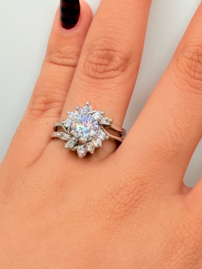 Anillos De Compromiso 14K Zirconia Weight 5.6 g