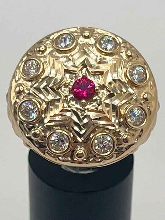 Anillo Semisólido 14K  15.6 g