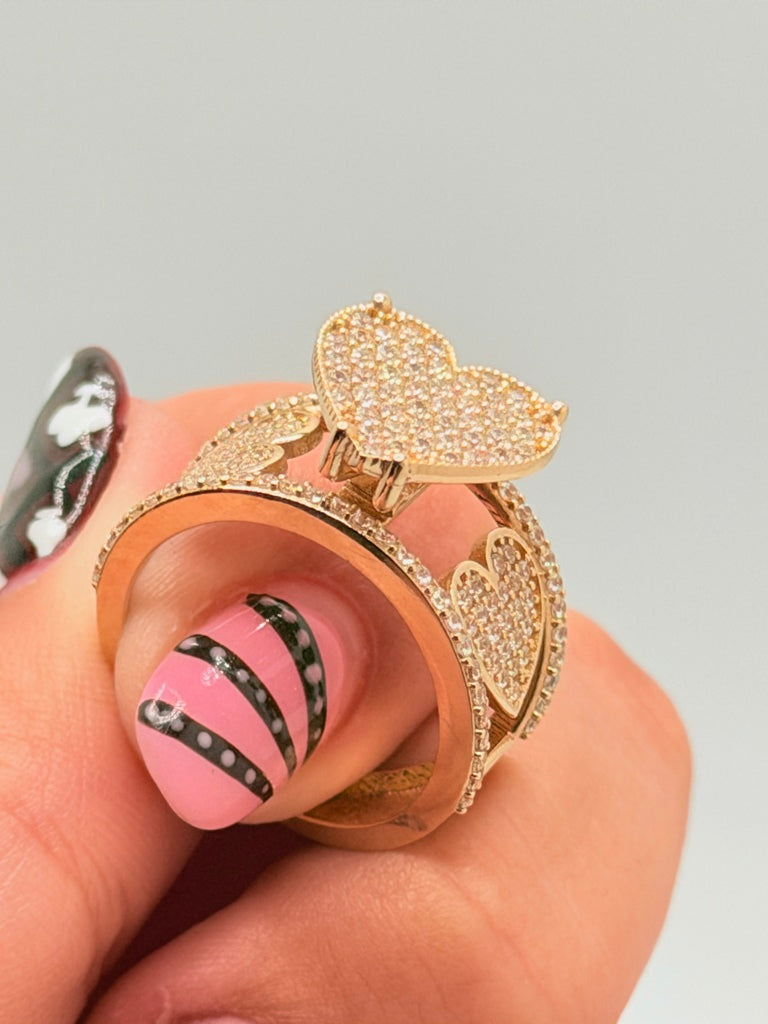 Anillos De Compromiso 14K Zirconia Weight 5.6 g