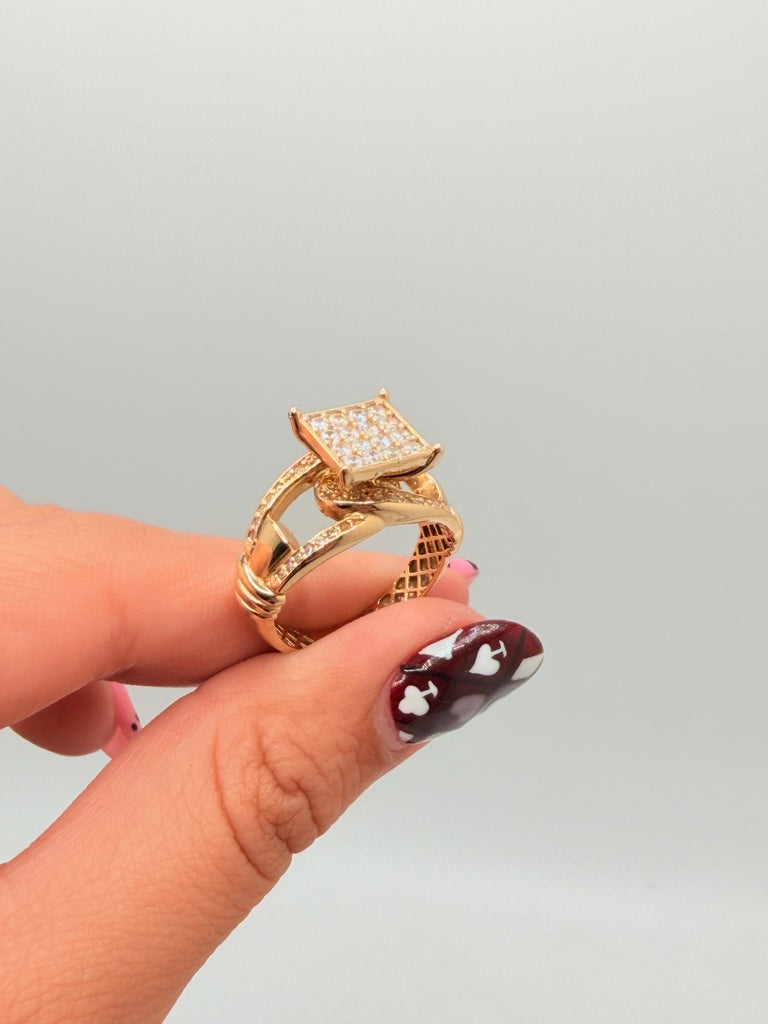 Anillos De Compromiso 14K Zirconia Weight 4.8 g