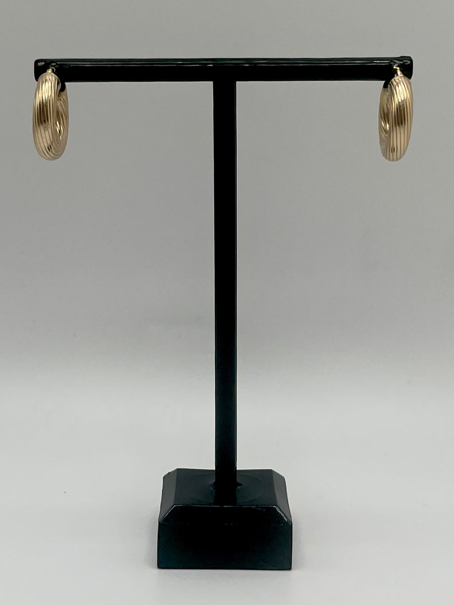 10K Hoop Earrings 3 g