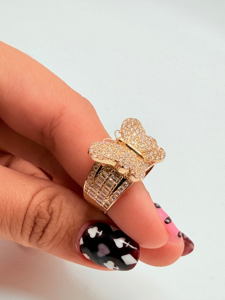 Anillo M 14K Zirconia Weight 5.3 g