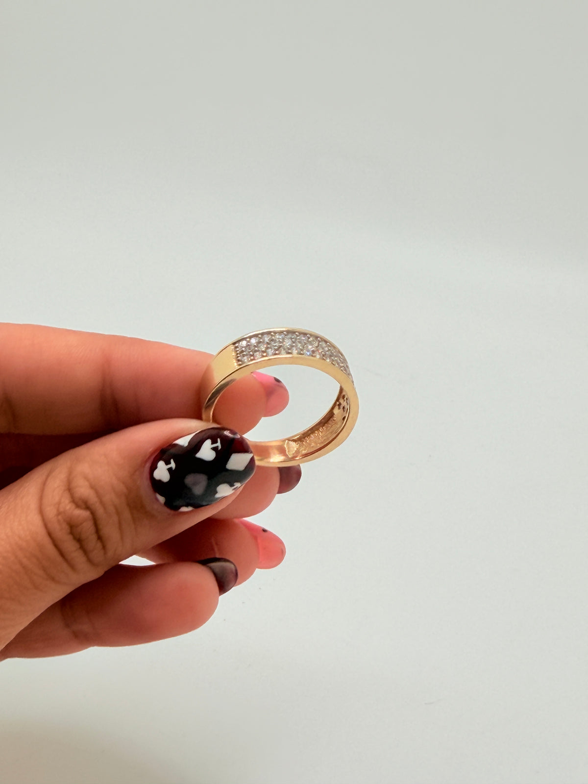 Anillos De Compromiso 14K Zirconia Weight 4.9 g
