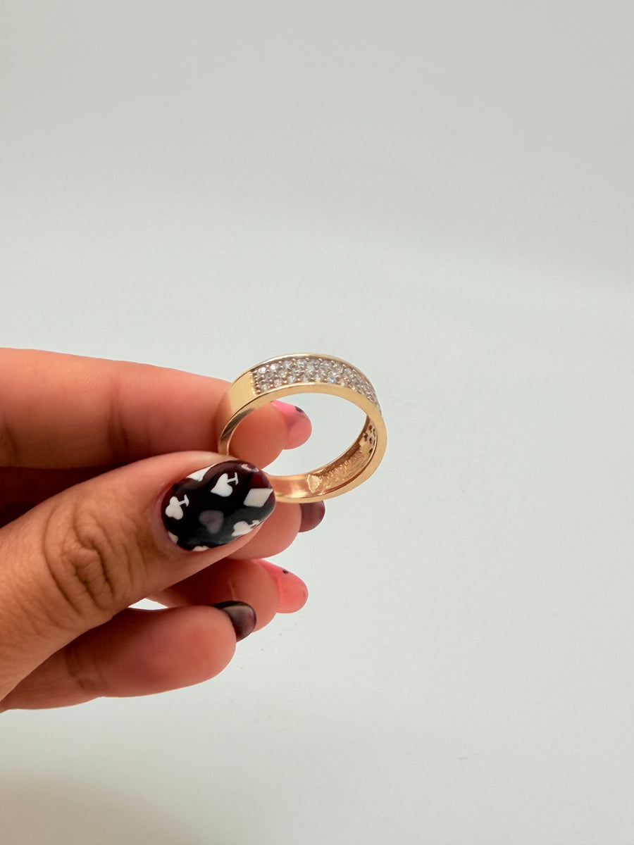Anillos De Compromiso 14K Zirconia Weight 4.9 g