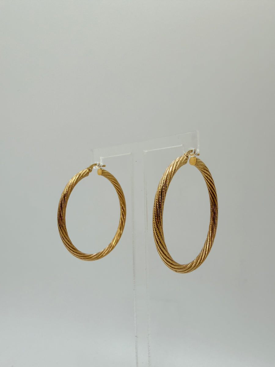 Argollas 10K Weight 2.9 g