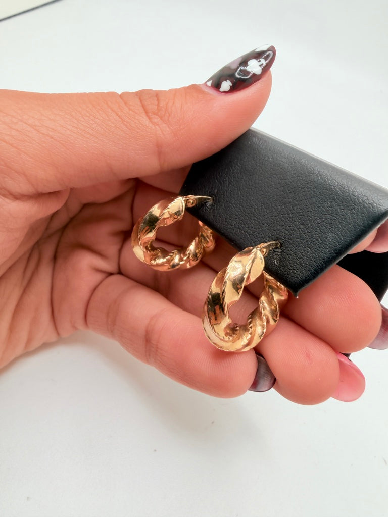 Argollas 10K Weight 2.8 g