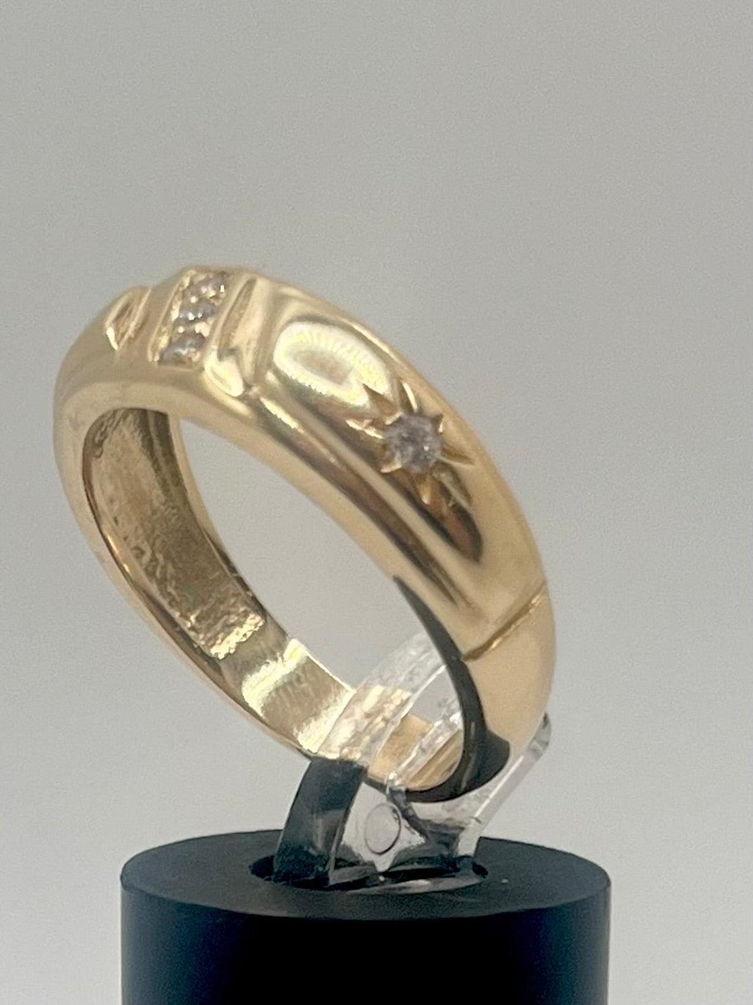 Men’s Engagement Ring 14K  6.8 g