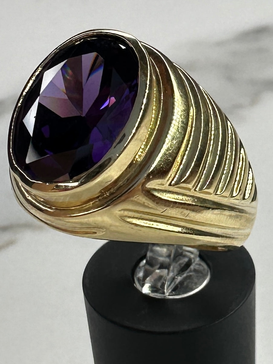 Anillo De Hombre 14K 12g