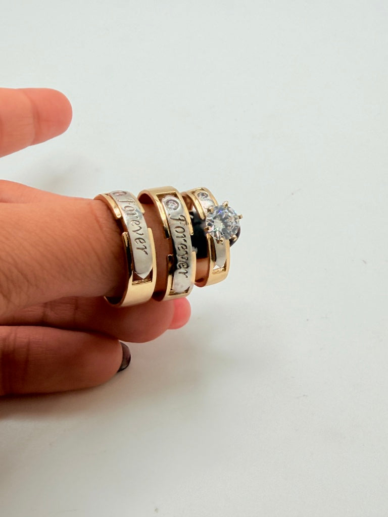 Anillos De Compromiso 14K Zirconia Weight 11 g
