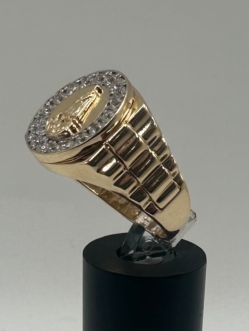 Anillo De Hombre 14K 10.1g