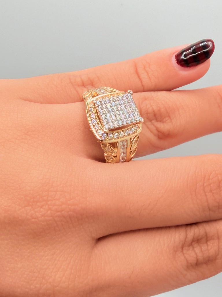 Anillos De Compromiso 10K Zirconia Weight 6.1 g