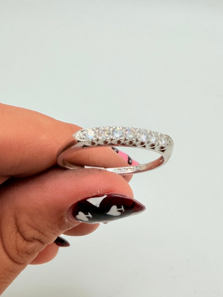 Anillo Plata Diamantes Weight 3.3 g