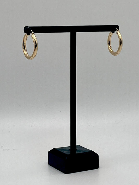 Argollas Semisolidas 10K  1.3 g