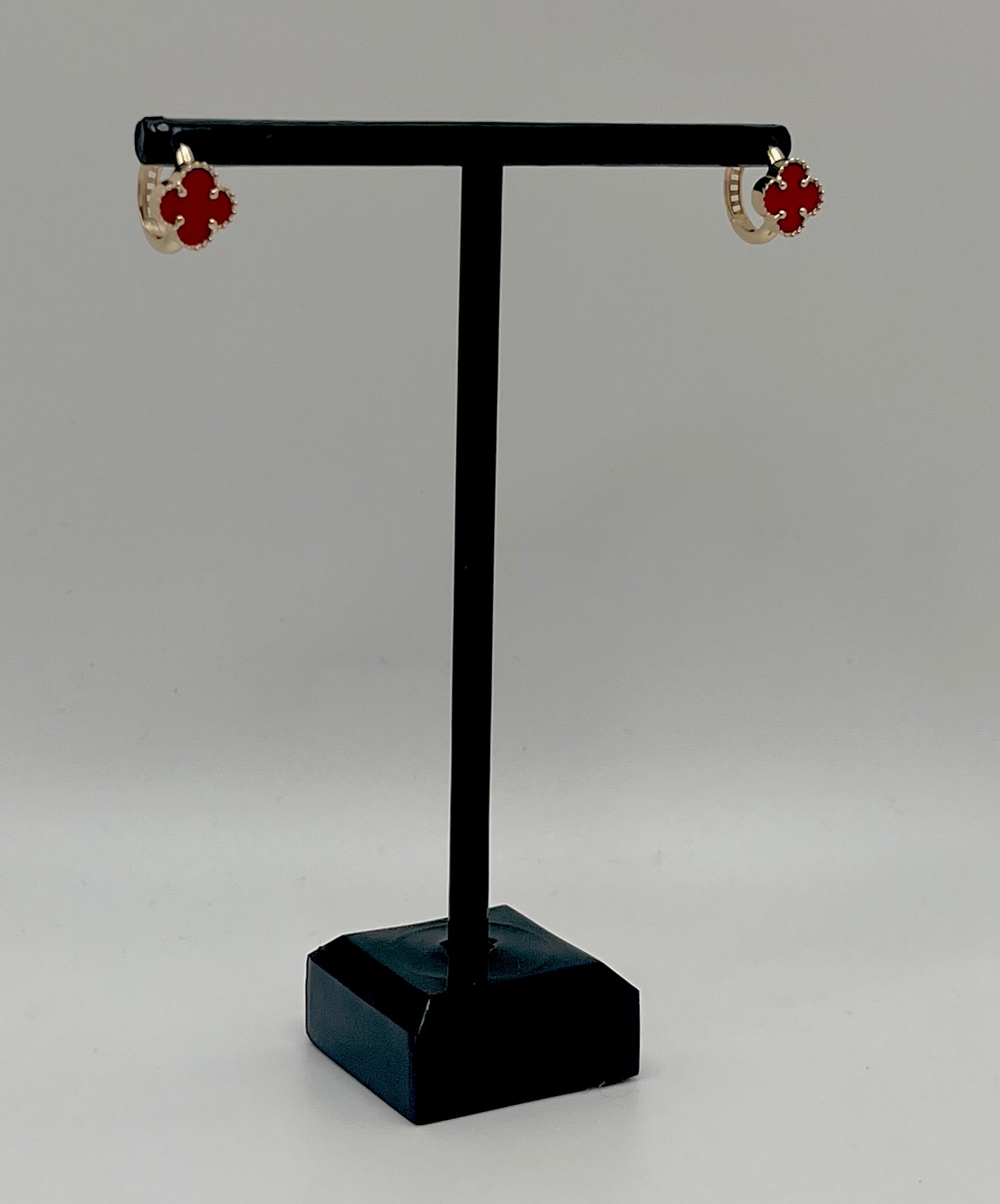 14K Flower Earrings 2.4g