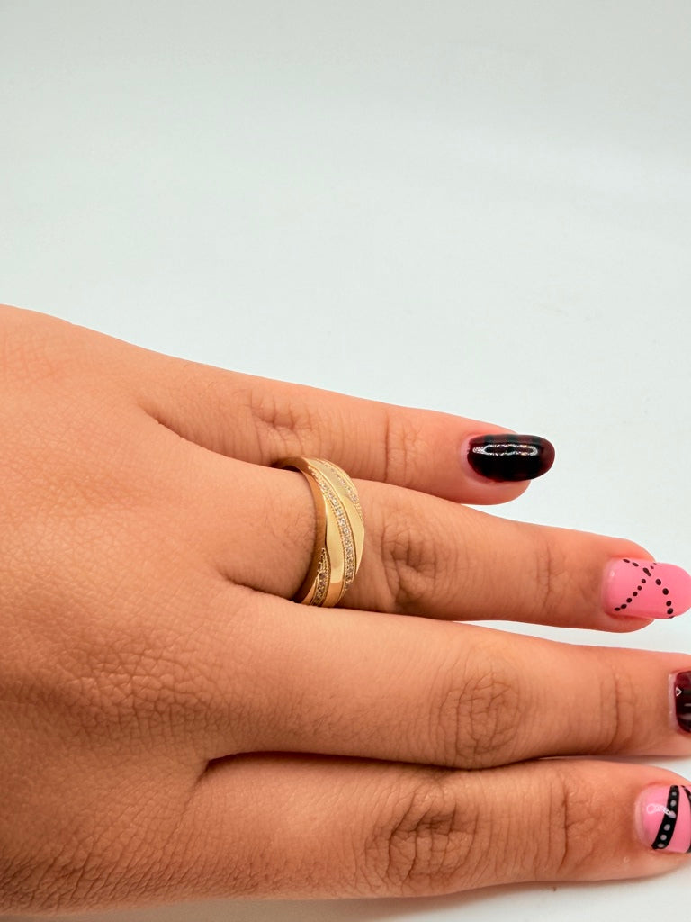Anillos De Compromiso 10K Zirconia Weight 8.2 g