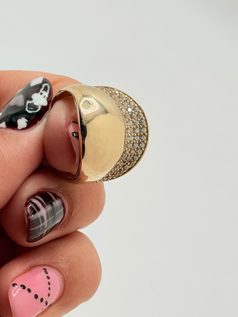 Anillo M 10K Zirconia Weight 2.6 g