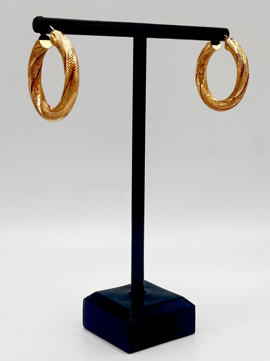 10K Hoop Earrings  4g