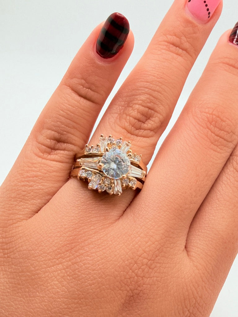 Anillos De Compromiso 14K Zirconia Weight 10.4 g