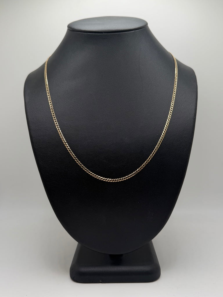 Cadena Corte Brillo 14K Size 22 Weight 4.9 g