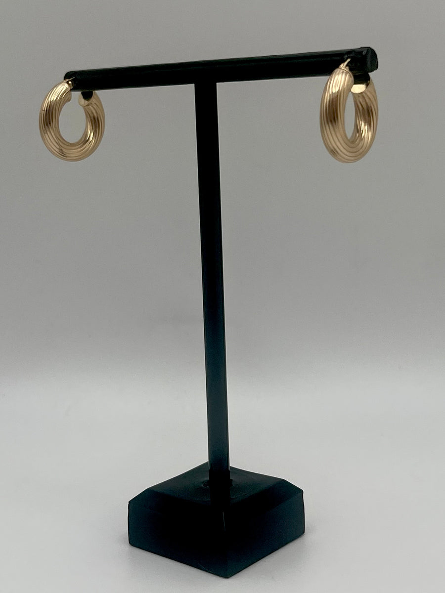 10K Hoop Earrings 3 g