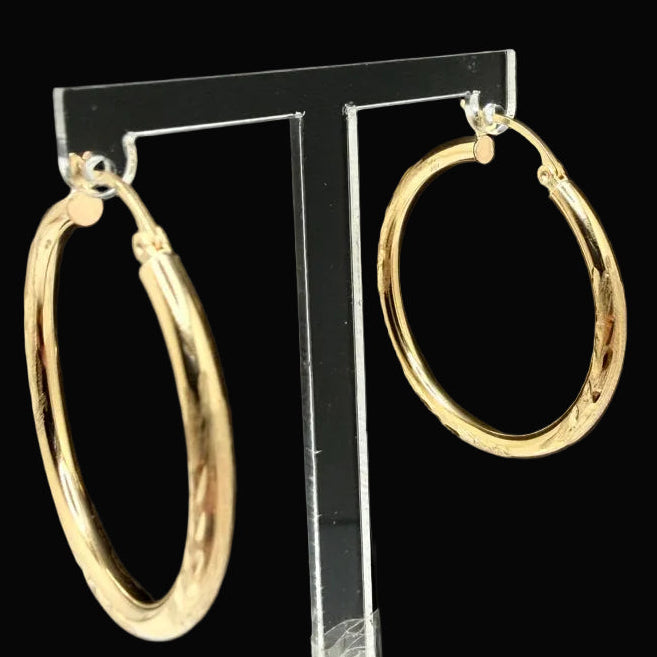 14K Hoop Earrings 2.4 g
