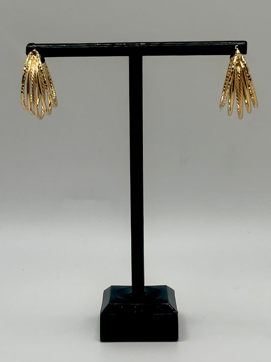 10K Hoop Earrings 3.4 g