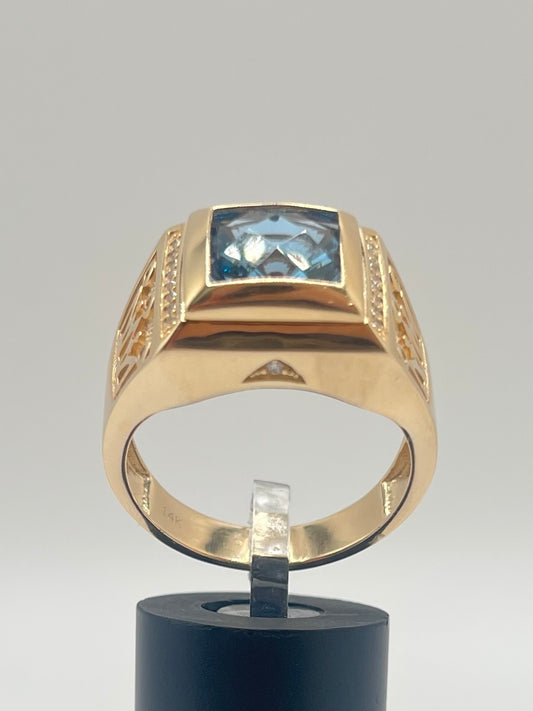 Anillo Semisolido 14K  12.7 g
