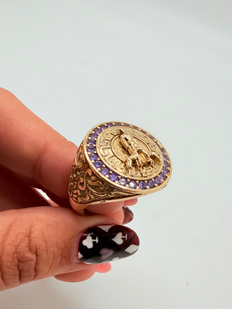 Anillo H 10K Zirconia Weight 9.2 g
