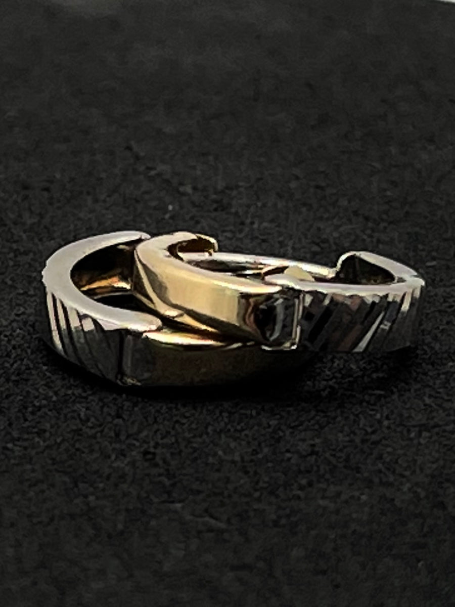 14K Hoop Earrings 1.3 g