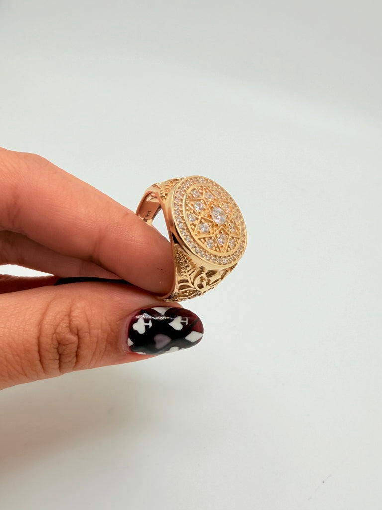 Anillo H 10K Zirconia Weight 12.9 g