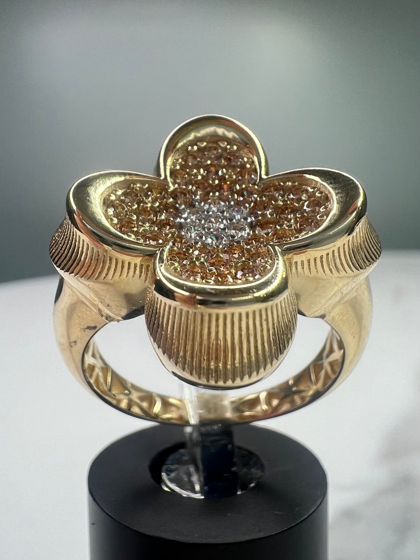 14K Flower Ring