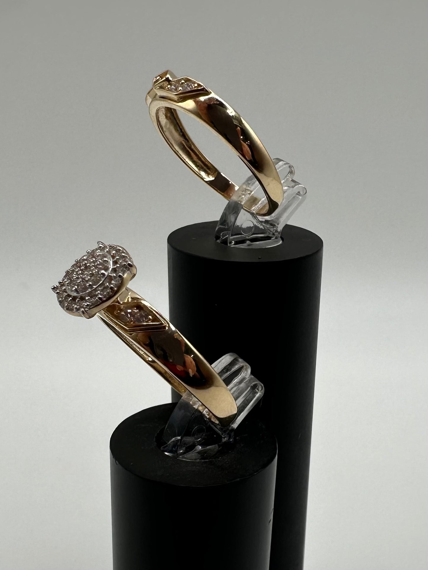 Anillos De Mujer 14K 5g Duo