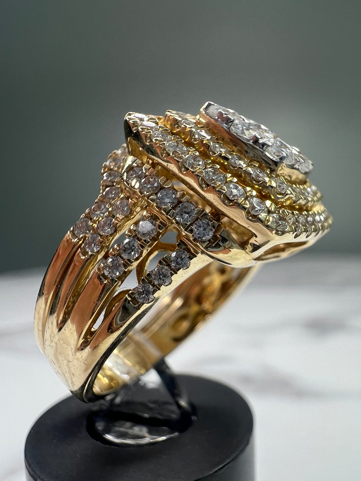 14K Diamond Engagement Rings