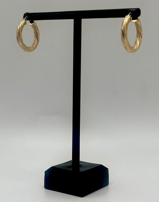10K Hoop Earrings 1.6 g