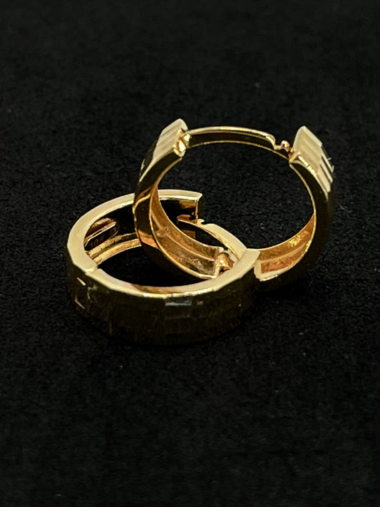 10K Hoop Earrings 1.3 g