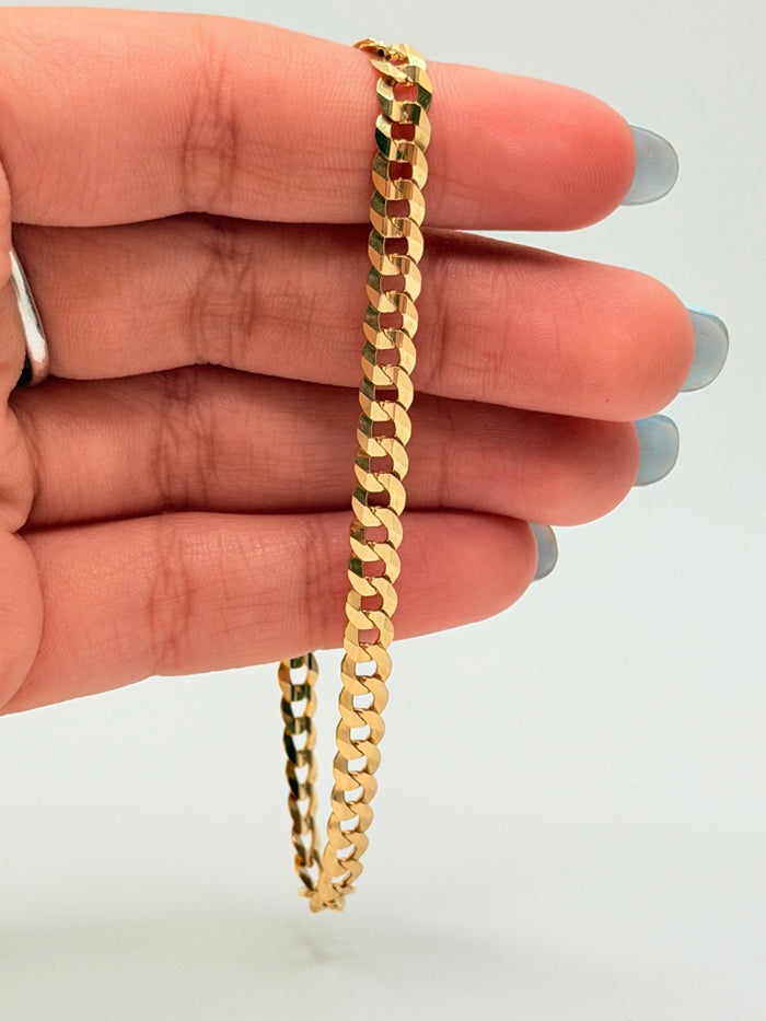 Bracelet Diamond-Cut 10K Weight 4 g