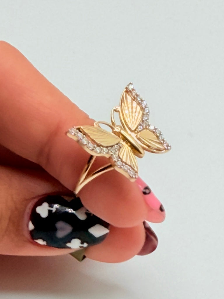 Anillo M 10K Zirconia Weight 2.6 g