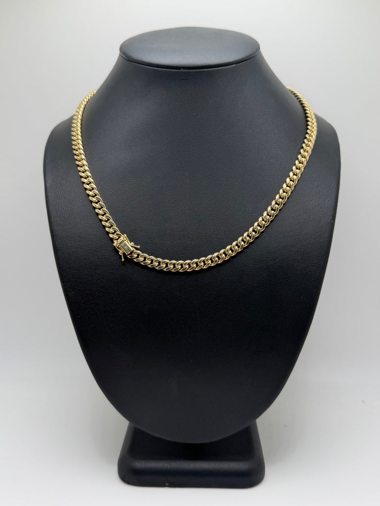 Cadena Cuban Link 14K Weight 22 g