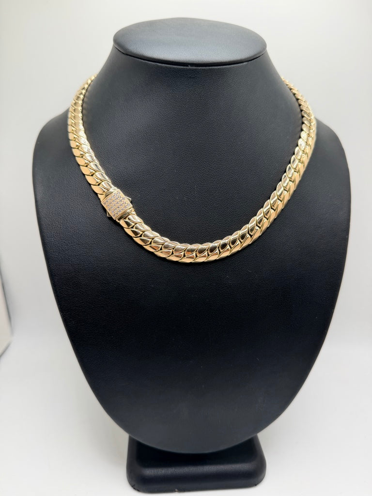 Gargantilla 14K Zirconia 43.2 g