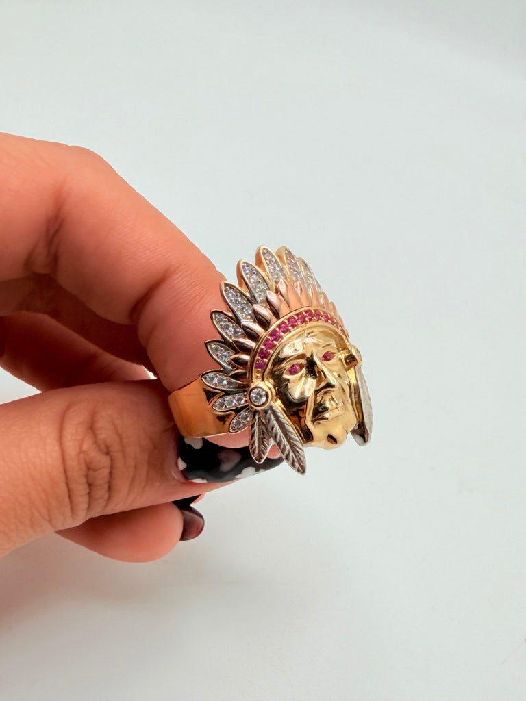 Anillo H 14K Zirconia Weight 8.3 g
