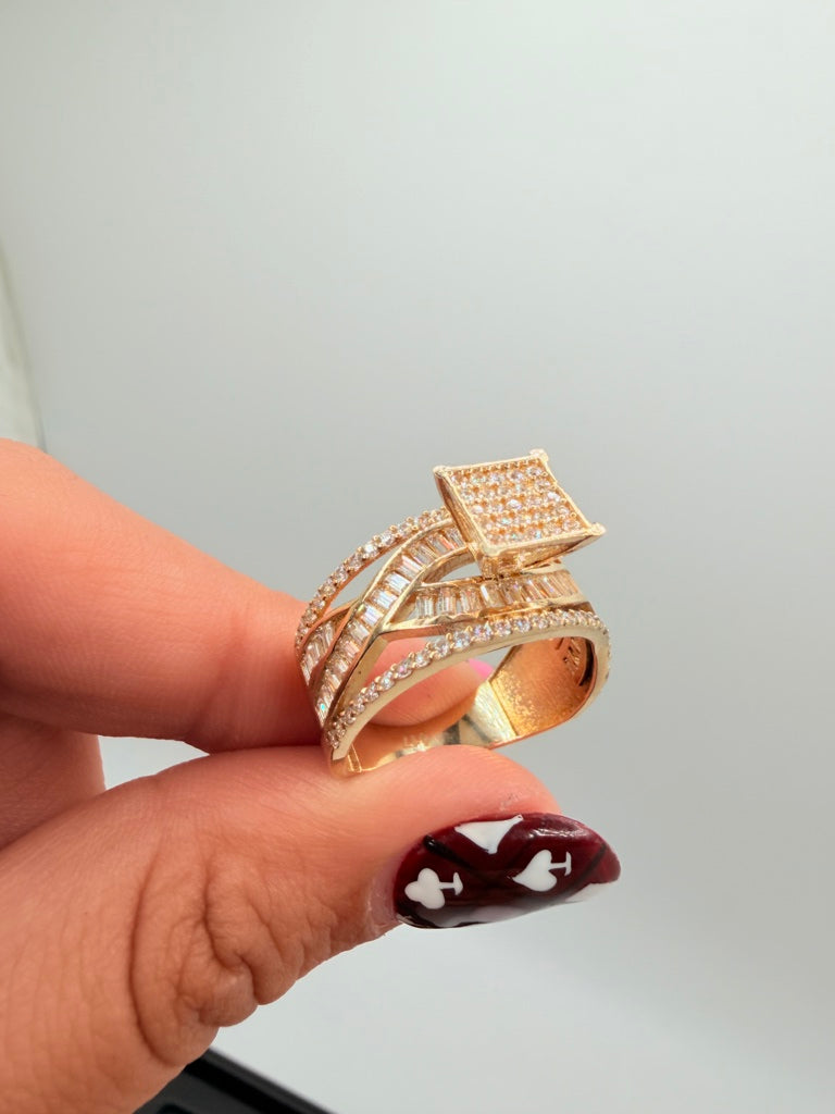Anillos De Compromiso 10K Zirconia Weight 4.3 g